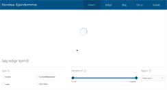 Desktop Screenshot of nordeaejendomme.dk